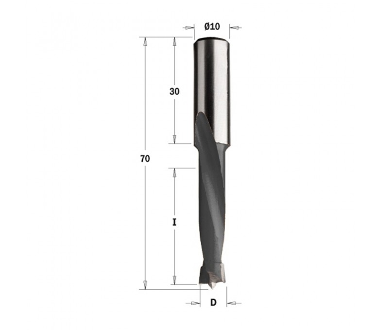 CMT WIERTŁO NP HW D=13, I=35, L=70, S=10x30 RH 311.130.11