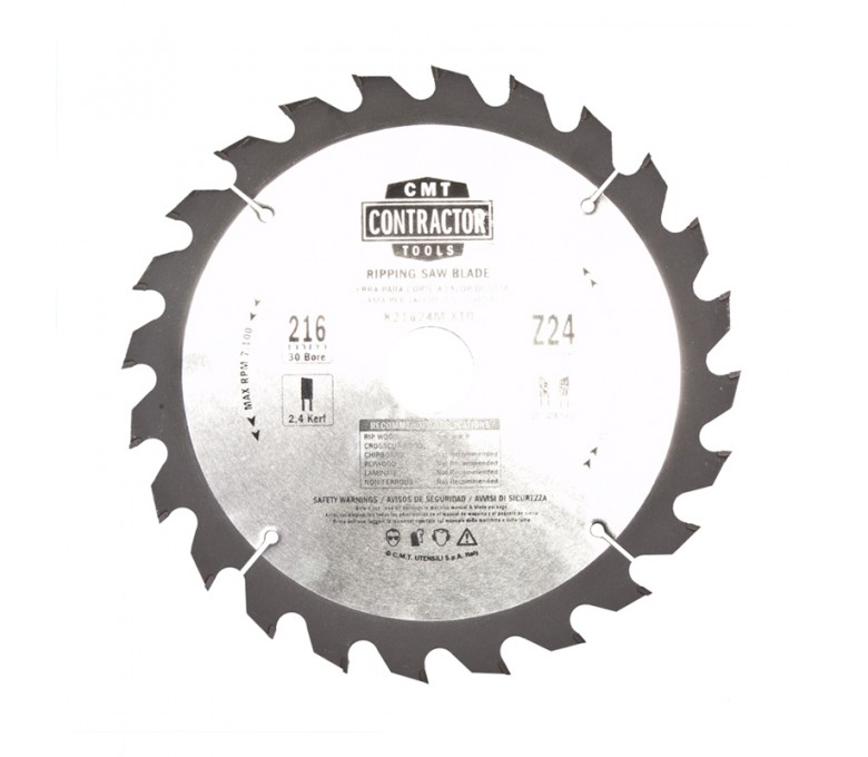 CMT PIŁA D=216 K=2.4/1.6 F=30 Z=24 ATB K21624M-X10