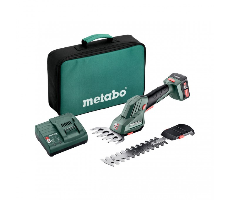 METABO AKUMULATOROWE NOŻYCE POWERMAXX SGS 12 Q + AKCESORIA W TORBIE NARZĘDZIOWEJ 601608500