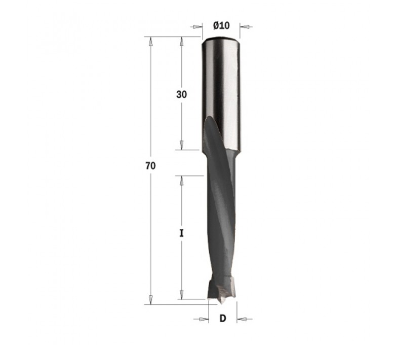 CMT WIERTŁO NP HW D=11 I=35 L=70 S=10x30 RH 311.110.11