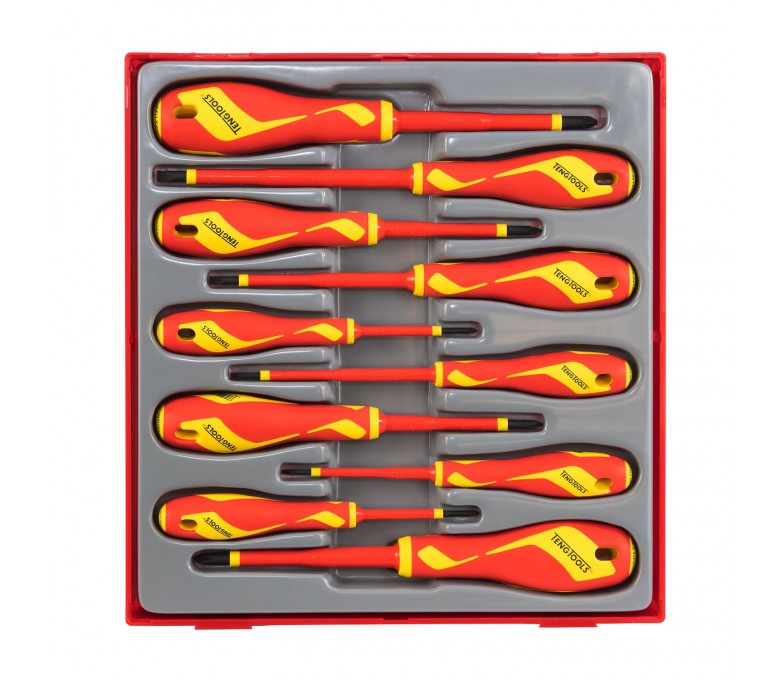 TENG TOOLS ZESTAW 10 WKRĘTAKÓW 1000V TTDV910N 174390104