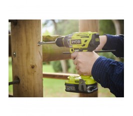 RYOBI AKUMULATOROWA WIERTARKO-WKRĘTARKA UDAROWA 18V R18PD7-220B + 2 AKUMULATORY 2AH + ŁADOWARKA + WALIZKA 5133004295