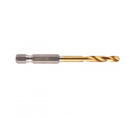 MILWAUKEE WIERTŁO DO METALU SHOCKWAVE HSS-G TIN 4.5x29x76MM Z UCHWYTEM HEX 48894710