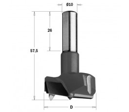 CMT WIERTŁO PUSZKOWE HWD=28 L=57.5 S=10x26 RH 317.280.11