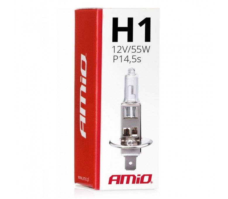 AMIO ŻARÓWKA HALOGENOWA BULB H1 12V 55W 01484