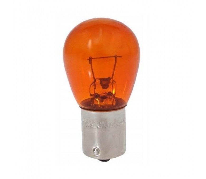 AMIO ŻARÓWKA HALOGENOWA PY21W BAU15S 21W 12V AMBER 01158