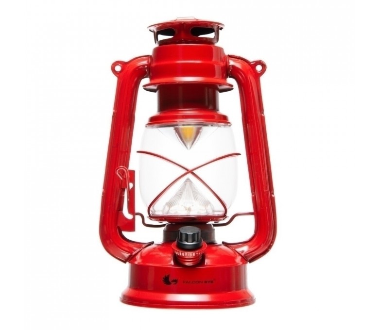 MACTRONIC LAMPA CAMPINGOWA FALCON EYE RETRO II CZERWONA FCL0023