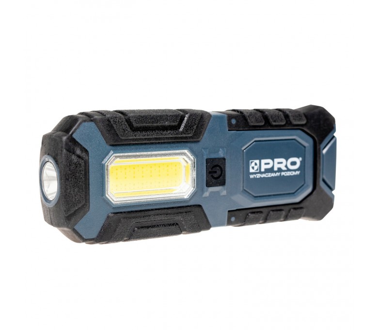 PRO LAMPA WARSZTATOWA TPR + ABS ENDURANCE LED 350LM + 130LM PRO-LD210