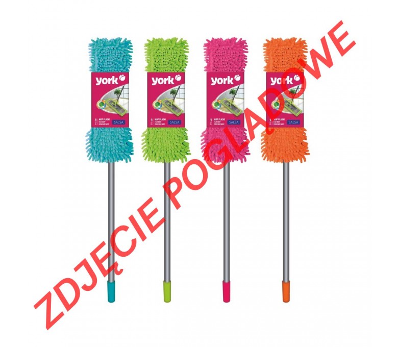 YORK MOP PŁASKI + KIJ TELESKOPOWY SALSA MIKROFIBRA C10130000044