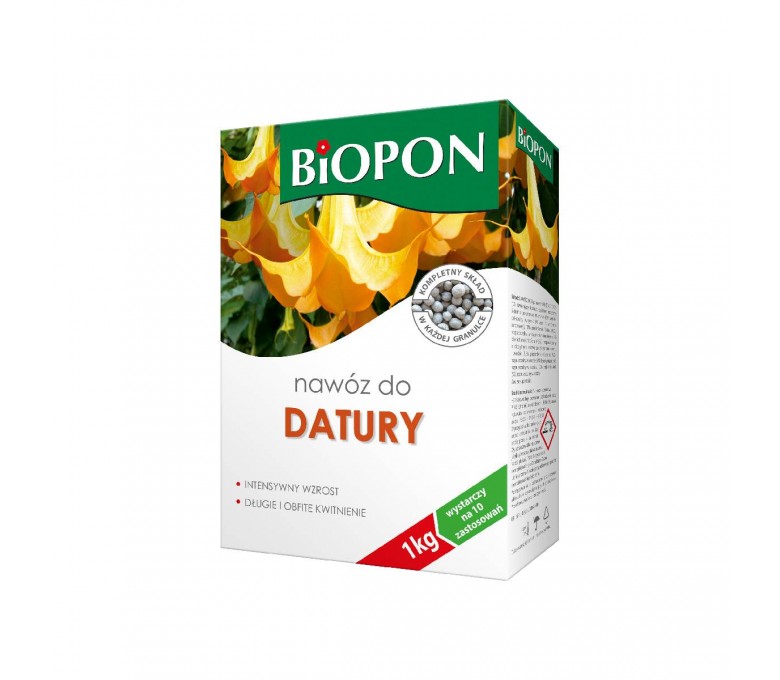 BIOPON NAWÓZ DO DATURY 1 KG GRANULAT KARTON C06050200192