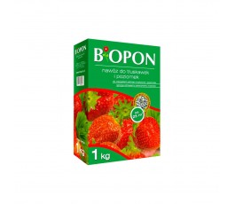 BIOPON NAWÓZ DO TRUSKAWEK I POZIOMEK GRANULAT 1 KG KARTON C06050200068