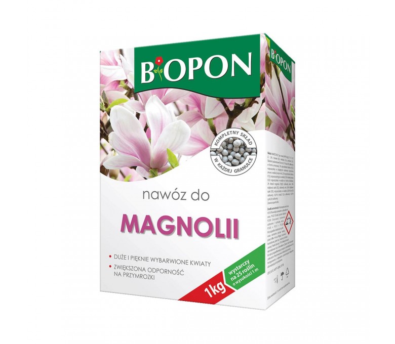 BIOPON NAWÓZ DO MAGNOLII 1KG KARTON GRANULAT C06050200014