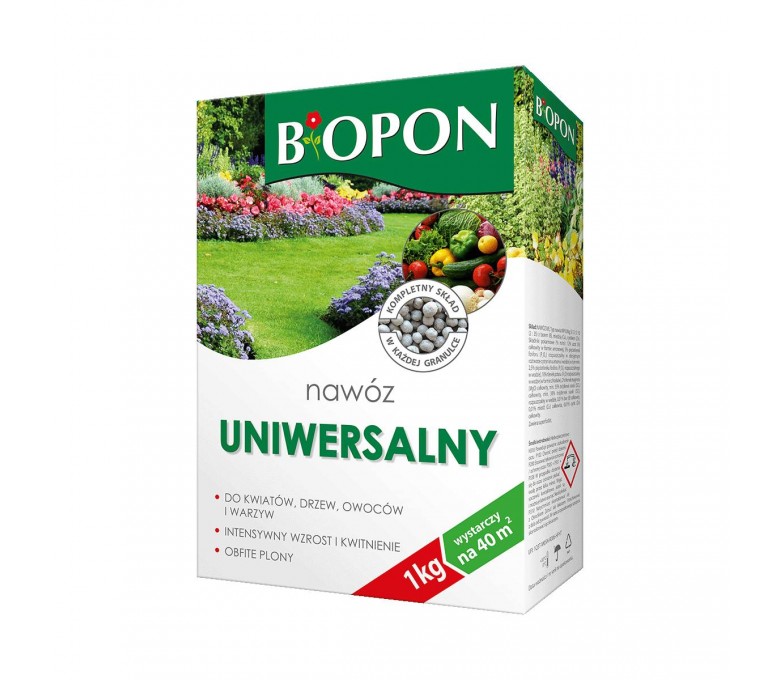 BIOPON NAWÓZ UNIWERSALNY 1KG GRANULAT KARTON C06050200059