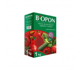 BIOPON NAWÓZ DO POMIDORÓW OGÓRKÓW I WARZYW 1KG GRANULAT KARTON C06050200077