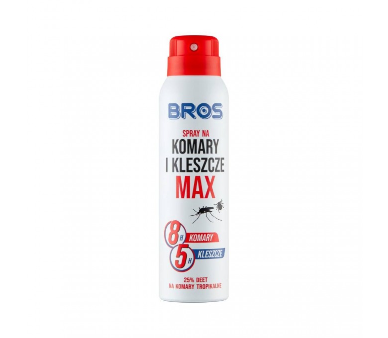 BROS SPRAY NA KOMARY I KLESZCZE 90ML MAX C06040200102