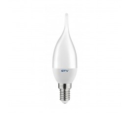 GTV ŹRÓDŁO ŚWIATŁA LED A-G C30L SMD2835 3000K E14 6W AC180-250V 160ST 520LM 52MA LD-SMGC30L-60