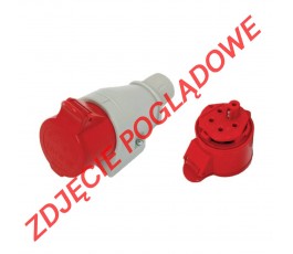 TAREL GNIAZDO SIŁOWE IZOLACYJNE 16A/400V 5-BOLCY PCV125 IP-44 E18010200011