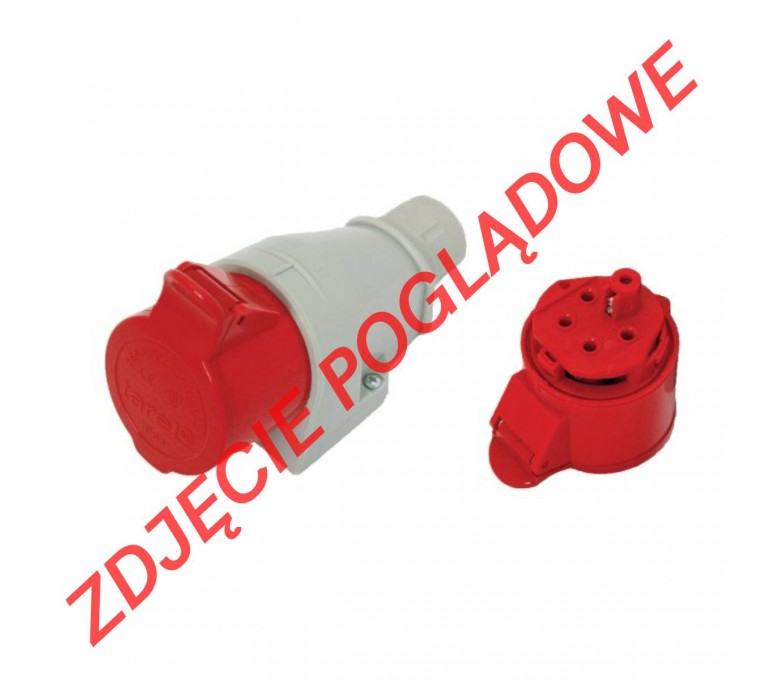 TAREL GNIAZDO SIŁOWE IZOLACYJNE 16A/400V 5-BOLCY PCV125 IP-44 E18010200011