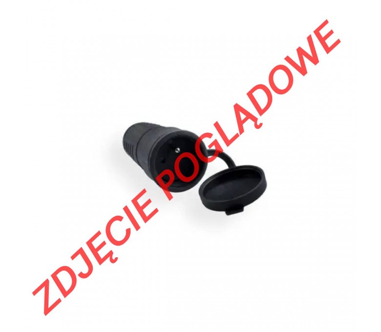 ELGOTECH GNIAZDO GUMOWE POJEDYŃCZE 16A 230V G-10GU UCHWYTEM E17080100095