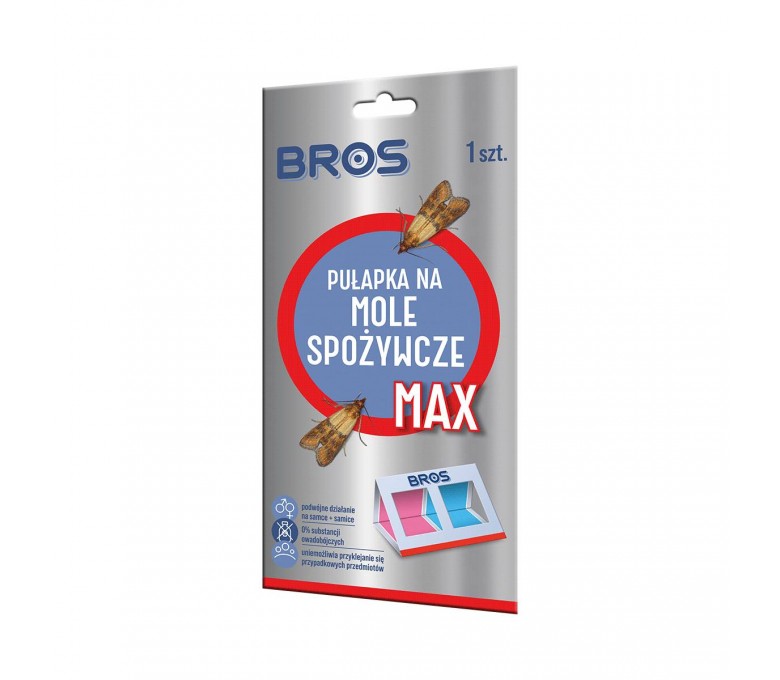 BROS PUŁAPKA NA MOLE SPOŻYWCZE MAX-NA SAMCE I SAMICE C06040400053