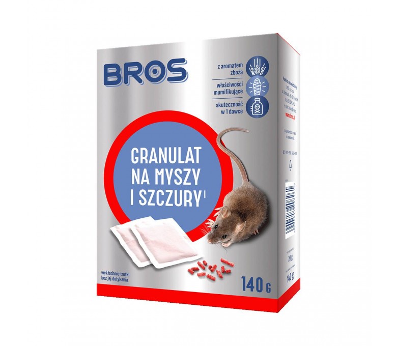 BROS GRANULAT NA MYSZY  I SZCZURY 140G TRUTKA C06040100094