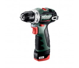 METABO AKUMULATOROWA WIERTARKO-WKRĘTARKA POWERMAXX BS BL + 2 AKUMULATORY 2AH + ŁADOWARKA + WALIZKA 601721500