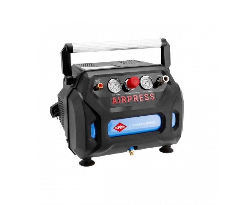 AIRPRESS SPRĘŻARKA TŁOKOWA H 215-6 BEZOLEJOWA 8 BAR 1.5 KM/1.1 KW 92 L/MIN 6L 36943