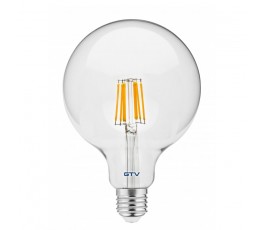 GTV ŻARÓWKA LED FILAMENT A-G G125 4000K E27 8W AC220-240V 360ST 880LM 70MA LD-G125FLE8-40