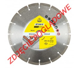 KLINGSPOR PIŁA DIAMENTOWA DO CIĘCIA DT 300U EXTRA 230X2,3X22,23MM 16 SEGMENTÓW 40,2X2,3X7MM 325348