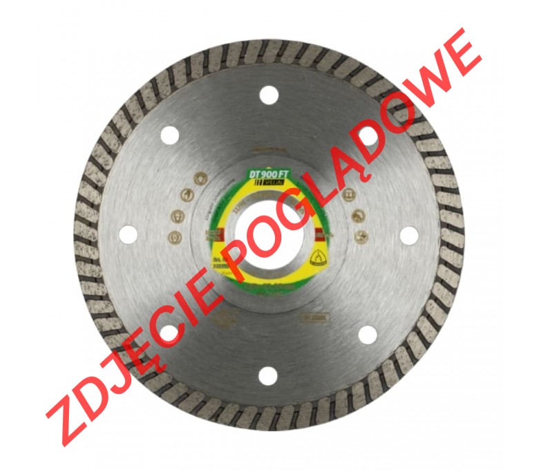 KLINGSPOR TARCZA DIAMENTOWA DO CIĘCIA DT 900FT SPECIAL 125X1,4X22,23MM 325393