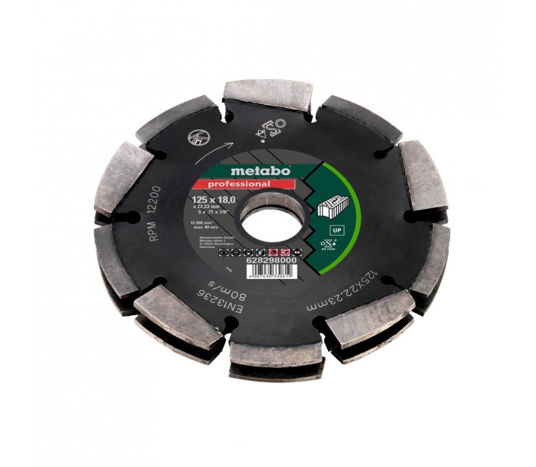 METABO TARCZA DIAMENTOWA DIA-FS2 125x18x22.23MM PROFESSIONAL UP  628298000