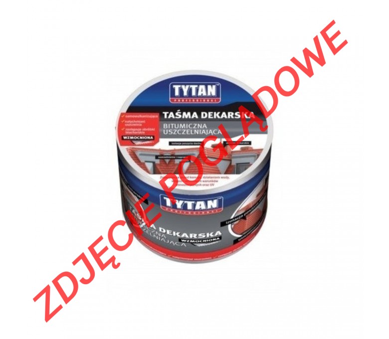 TYTAN TAŚMA DEKARSKA USZCZELNIAJĄCA WZMOCNIONA 7,5X1000CM ALUMINIUM BG-CZ-HU-PL-RO-TR 10045386