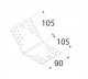 DOMAX KĄTOWNIK 105X105X90MM GRUBOŚĆ 2.5MM ZN KLR 5 4085
