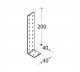 DOMAX KĄTOWNIK KOTWOWY 200X40X40MM GRUBOŚĆ 2MM ZN KK 1 4151