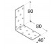 DOMAX KĄTOWNIK ŁĄCZNIKOWY 80X80X40MM GRUBOŚĆ 1.5MM ZN KMP 7 4137