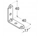  DOMAX KĄTOWNIK 40X40X17MM GRUBOŚĆ 1.5MM ZN KW 40 40024