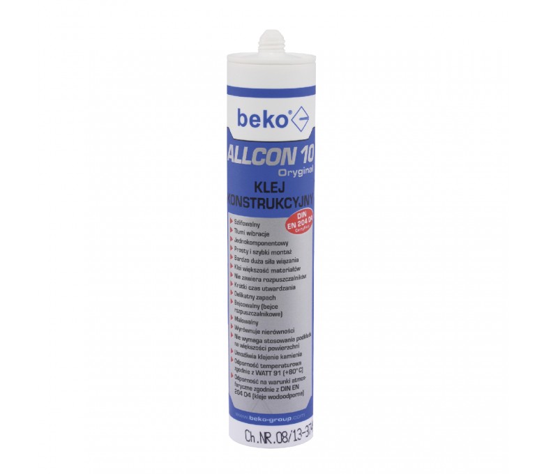 BEKO KLEJ KONSTRUKCYJNY BEKO-ALLCON 10 POJEMNOŚĆ 150ML 260100150PL