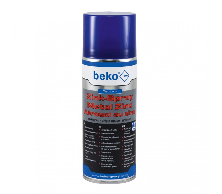 BEKO SPRAY-CYNK TECLINE ZABEZPIECZENIE PRZED KOROZJĄ MATOWY POJEMNOŚĆ 400ML 2952400