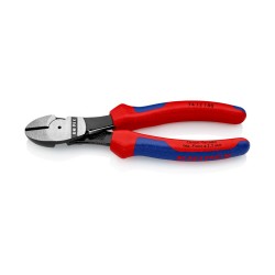 KNIPEX SZCZYPCE TNĄCE BOCZNE O ZWIĘKSZONYM PRZEŁOŻENIU 180MM 7412180