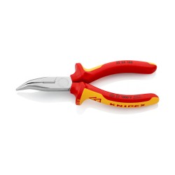 KNIPEX SZCZYPCE PÓŁOKRĄGŁE WYGIĘTE RADIOWE 1000V 160MM 2526160