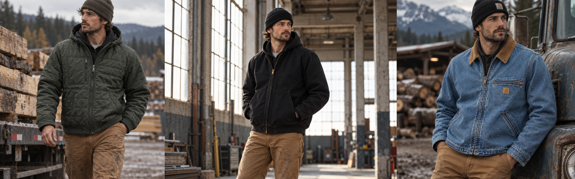 Sprawdź męskie kurtki robocze i workwear na chłodniejsze dni. Modele ocieplane, jeansowe, pikowane i z kapturem do pracy i na co dzień.